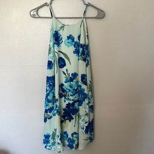 Blue flower dress